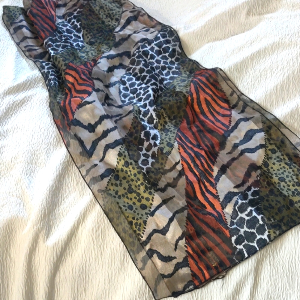 Animal Print Fashion Scarf
